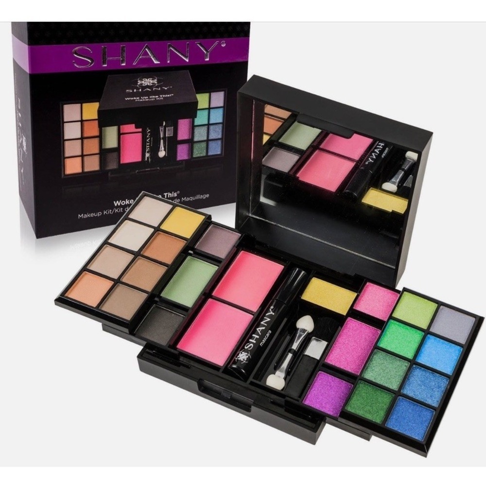 'Woke Up Like This' Makeup Kit - Eye Shadows, Blushes, Mascara, and Applicators
